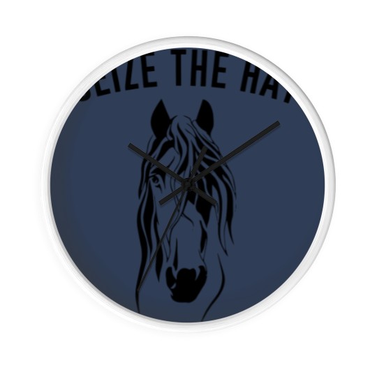 Discover Seize The Hay - Horse Girls - Wall Clocks