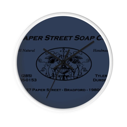 Discover Paper Street Soap Company - Fight Club - Wall Clocks
