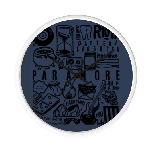 Discover Paramore Tattoo Wall Clocks, 2023 Paramore Tour Wall Clocks
