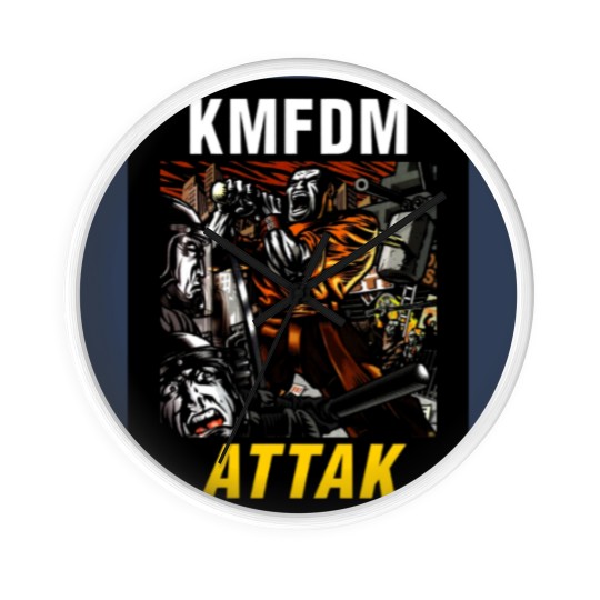 Discover KMFDM ATTAK - Vintage Wall Clocks