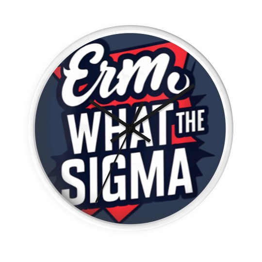 Discover wos erm, what the sigma funny meme Wall Clocks