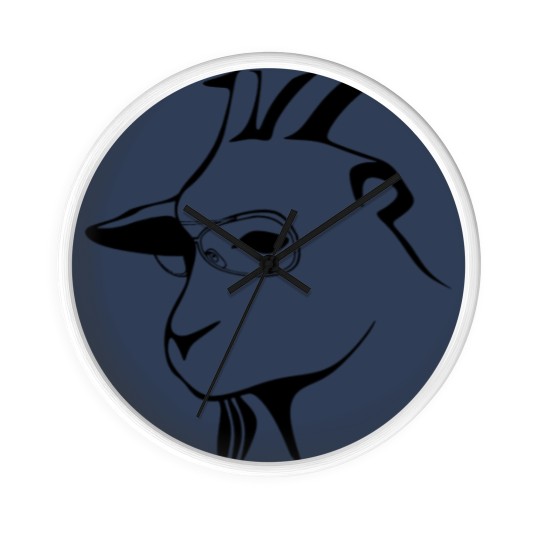 Discover goat - Goat - Wall Clocks