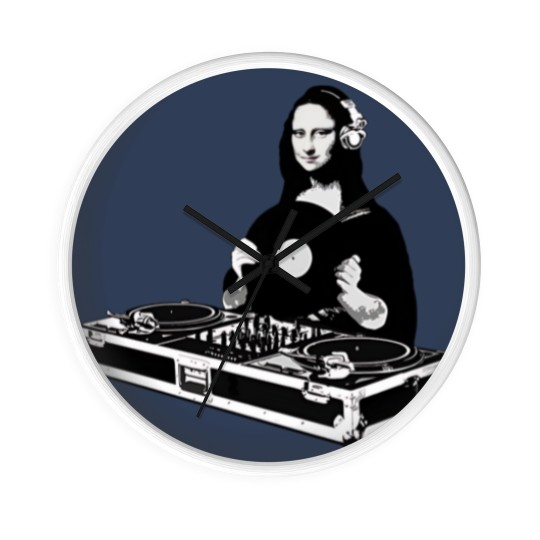 Discover Funny DJ Monalisa Wall Clocks
