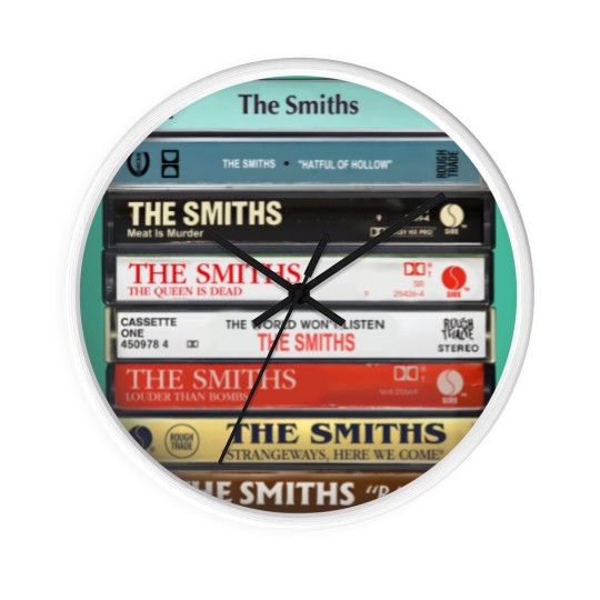 Discover The Smiths Album Cover Cassette Wall Clocks