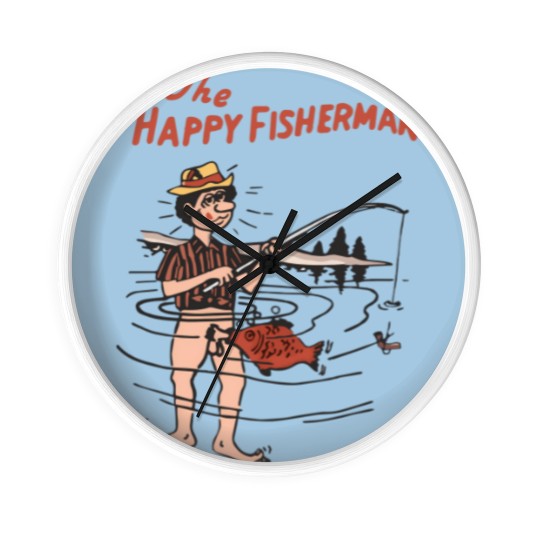 Discover The Happy Fisherman Wall Clocks