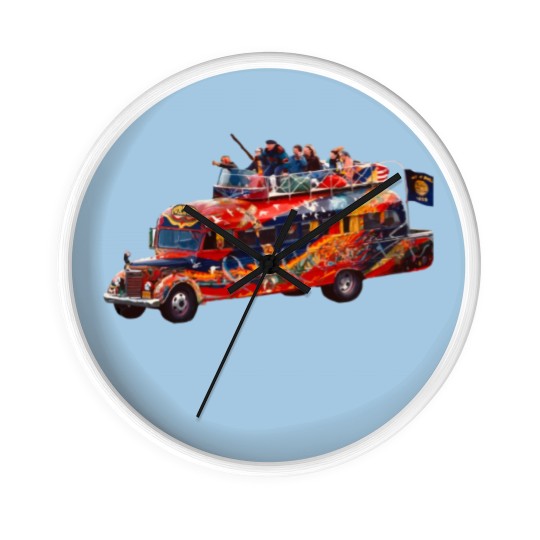 Discover Furthur Bus Wall Clocks
