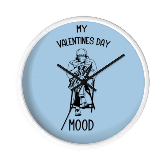 Discover Bernie Sanders Wall Clocks, Bernie Mittens Mood, Funny Bernie Sanders Wall Clocks