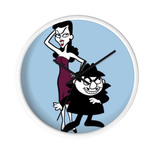 Discover Boris Badenov and Natasha Fatale - Rocky & B Wall Clocks