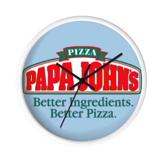 Discover PAPA JOHNS Wall Clocks