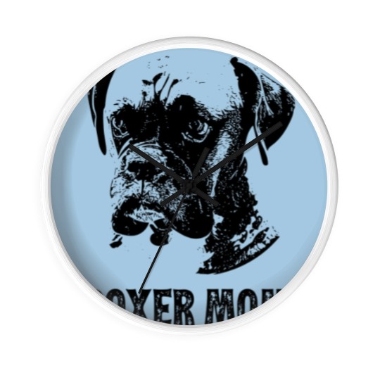 Discover Boxer Dog Mom - Boxer Mom - Boxer Dog - Wall Clocks