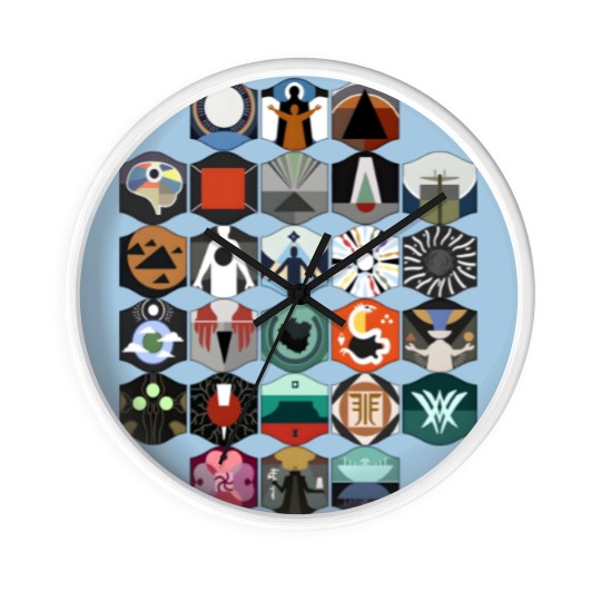 Discover Destiny 2 Vow Of Disciple Raid Symbols Short-Sleeve Wall Clocks