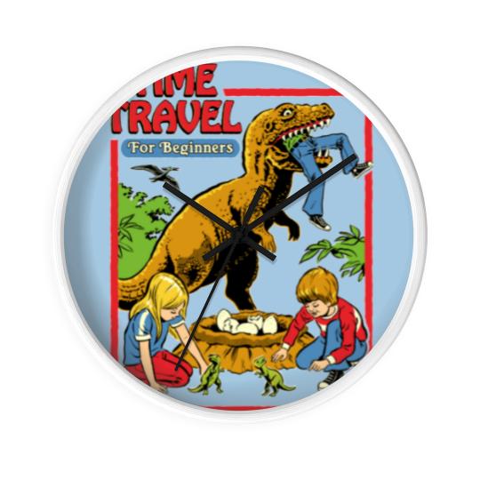 Discover Time Travel For Beginners Wall Clocks