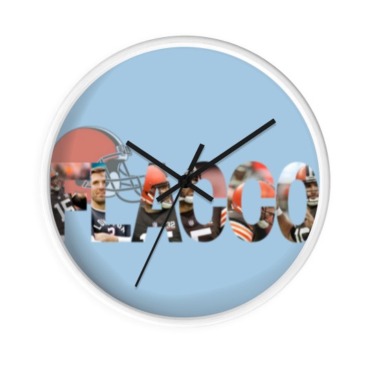 Discover Joe Flacco Cleveland Football Wall Clocks