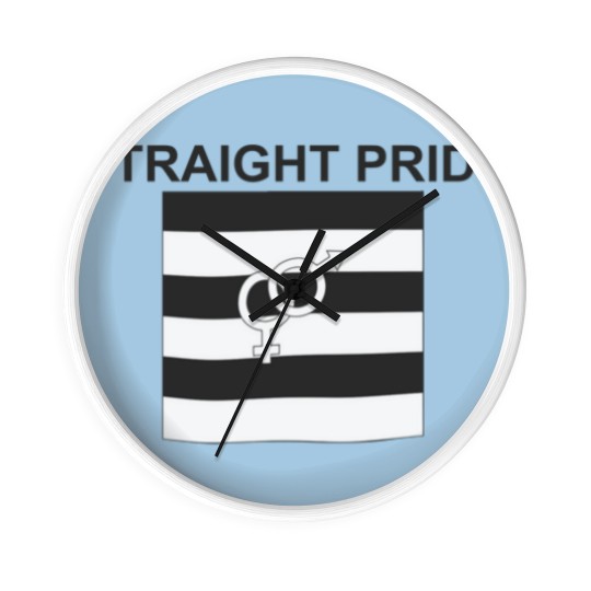 Discover Straight Pride Wall Clocks Gender Symbols Men & Woman