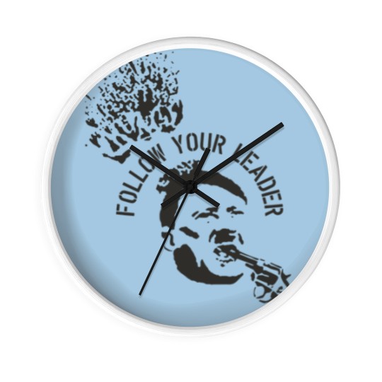 Discover Follow Your Leader Wall Clocks- Punk Crust Black Flag Leftover Crack Oi, Unisex Wall Clocks