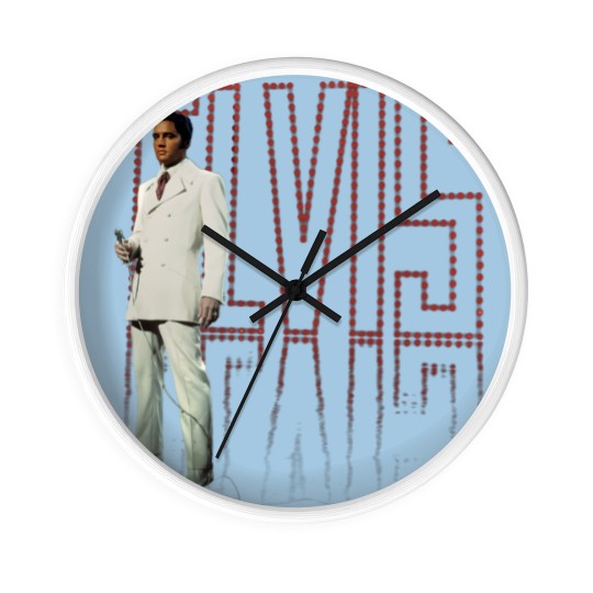 Discover Elvis Presley - White Suit Adult Wall Clocks