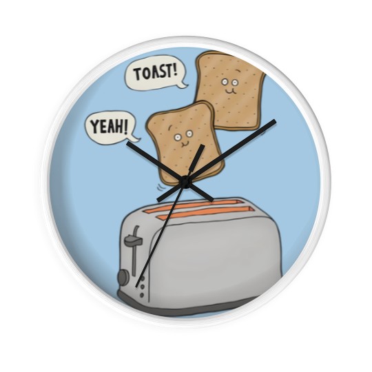 Discover Toast Yeah Wall Clocks