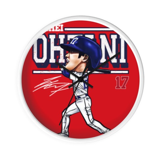 Discover Shohei Ohtani Kids Toddler Wall Clocks - Los Angeles Baseball Shohei Ohtani Los Angeles