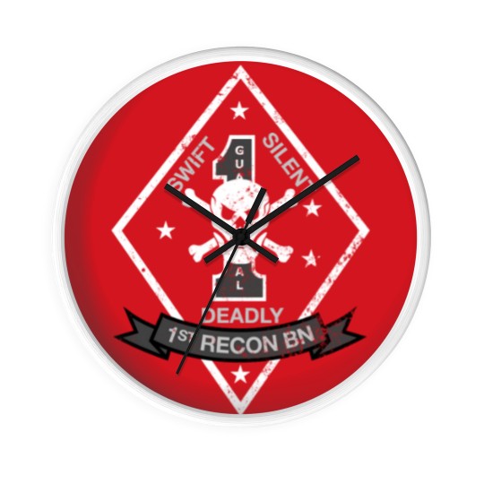 Discover 1st Recon Battalion Wall Clocks