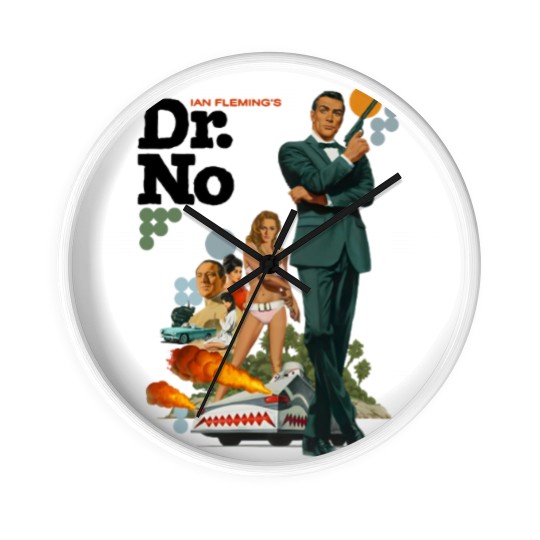 Discover James Bond Dr.No V2 Wall Clocks Vintage Movie Wall Clocks