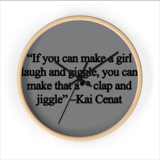 Discover kai cenat Wall Clocks