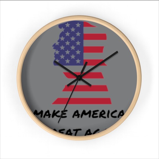 Discover DONALD TRUMP FOR PRESIDENT - Make America Great Again - Wall Clocks