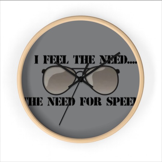 Discover Feel the Need for Speed, Top Gun Wall Clocks