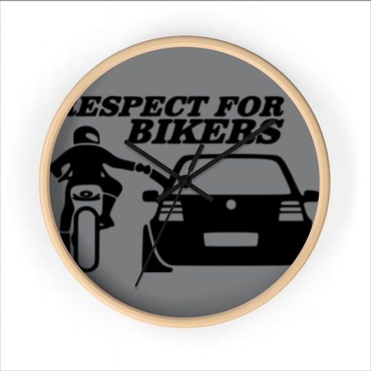 Discover Respect for bikers Wall Clocks