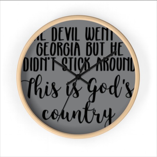 Discover This is God's country - Blake Shelton - Wall Clocks