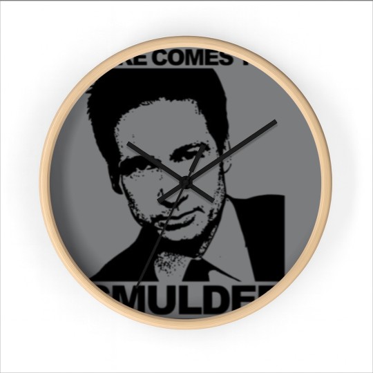 Discover Here Comes the sMulder - X-Files Returns in 2016! - David Duchovny - Wall Clocks