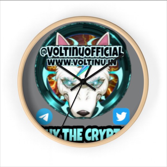 Discover Volt Inu Design Classic Wall Clocks