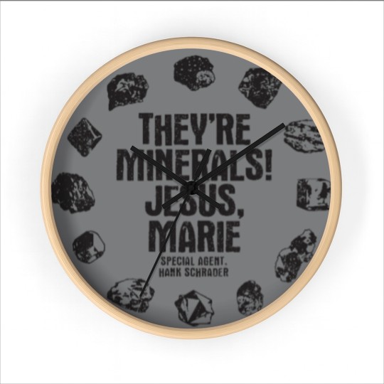 Discover They're Minerals Marie Wall Clocks