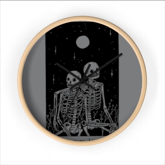 Discover true love never dies - Skeletons - Wall Clocks