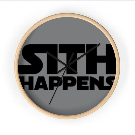 Discover Sith happens Wall Clocks