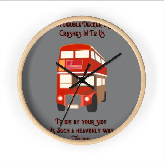 Discover To Die By Your Side - The Smiths - Wall Clocks