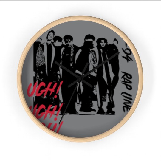 Discover BTS UGH! Wall Clocks - Rap Line Wall Clocks