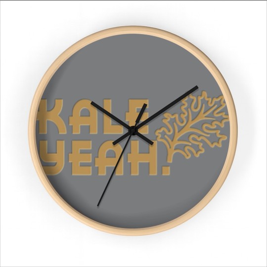 Discover Kale Yeah Wall Clocks