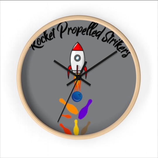 Discover Rocketed propelled strikers Bowling Wall Clocks Wall Clocks