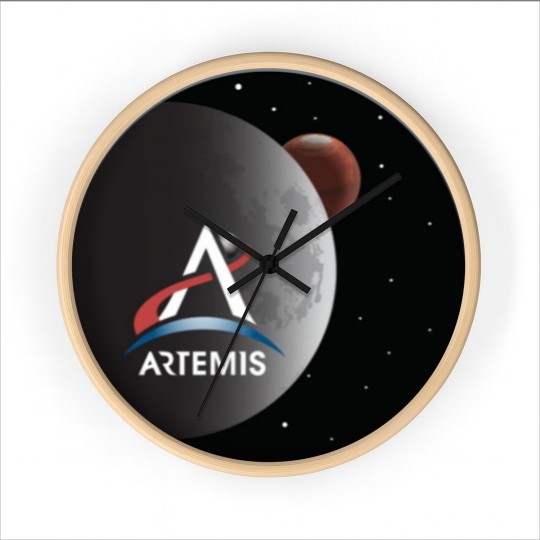 Discover Artemis Mission - Artemis - Wall Clocks