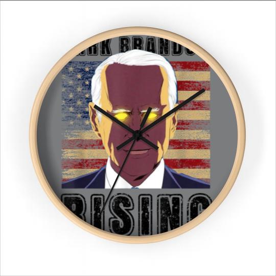 Discover Dark Brandon Rising Wall Clocks