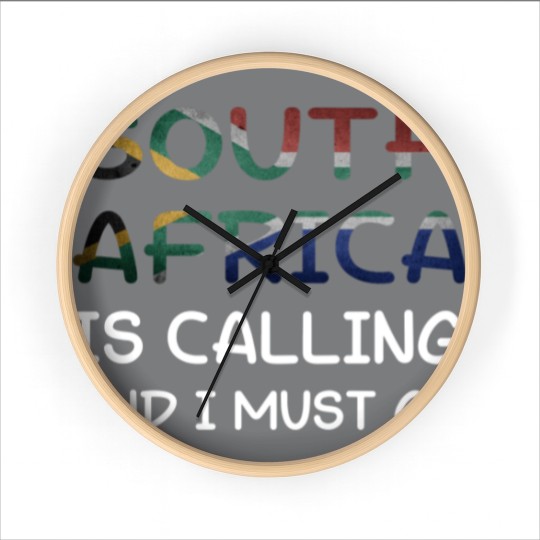 Discover South Africa is calling and I must go - South Africa - Wall Clocks