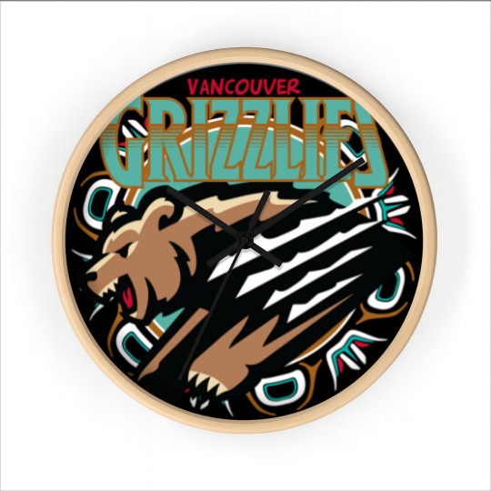 Discover Vancouver Grizzlies Retro - Vancouver Grizzlies - Wall Clocks