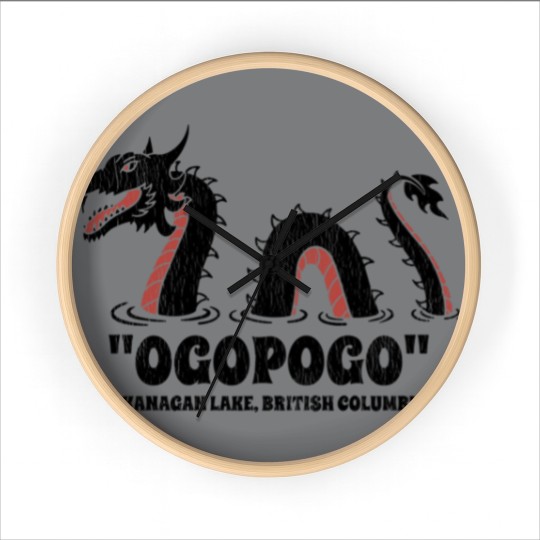 Discover "Ogopogo" - Okanagan Lake, British Columbia - Okanagan Lake British Columbia - Wall Clocks