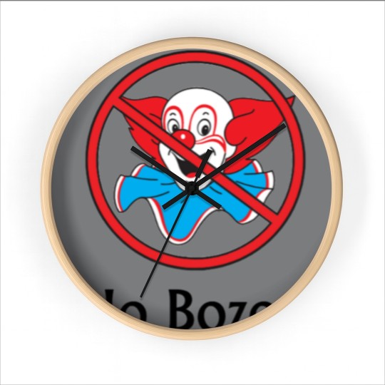 Discover No Bozos Clown Wall Clocks Wall Clocks