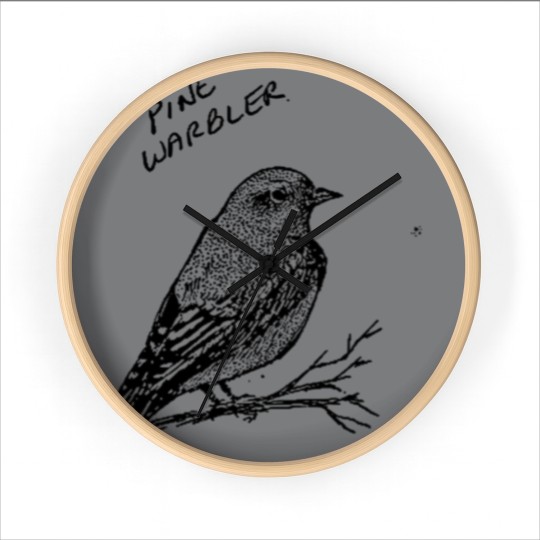 Discover Pine Warbler Wall Clocks