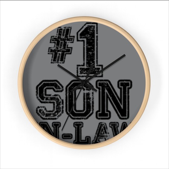 Discover 1 Son In Law Number One Sports Gift Wall Clocks