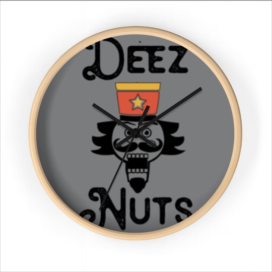Discover Deez Nuts Nutcracker For Men Women Wall Clocks