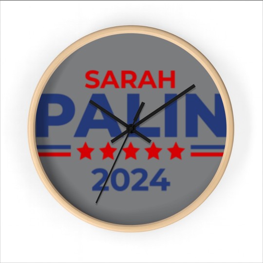 Discover Sarah Palin Alaska Governor Republican For Preside Wall Clocks
