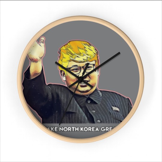 Discover Kim Jong Un Donald Trump Wall Clocks