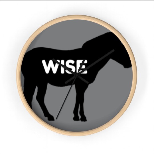 Discover Wise Ass Funny Donkey Funny Wall Clocks